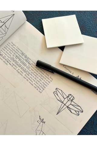 Homix Yapışkanlı Şeffaf Post-ıt Not Kağıdı L-3