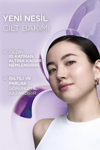 L'Oréal Paris Revitalift Filler Glassy Skin Cam Cilt Görünümü Veren Hyaluronik Asit İçeren Nemlendirici Krem 50 ML