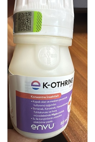 Envu K-othrine Sc50 Hamamböceği Pire Tahtakurusu Ve Sivrisinek Etkili Konsantre 50 Ml Envu K-othrine Sc50 Hamamböceği Pire Tahtakurusu Ve Sivrisinek Etkili Konsantre 50 Ml