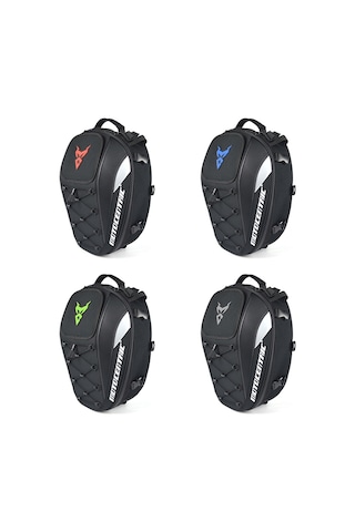 Sones Motocentrıc 11-mc-0102 Motosiklet Arka Koltuk Kask Çantası Yeşil