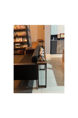 Masif Ahşap Bar & Dresuar Koltuk Arkası Kahverengi