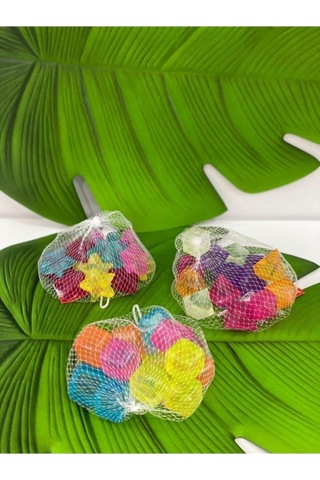 Nakres Kristal ve Yıldız Tasarım Buz Küpleri 15'li Bitmeyen Buz Kalıbı Buz Küpü Çok Renkli