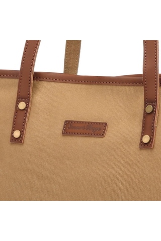 Kanvas Kumaş Kadın Omuz Çantası Smart Bags 1330 Camel