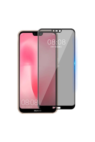 Mobilteam Huawei P20 Pro Uyumlu Davin 5d Privacy Cam Ekran Koruyucu
