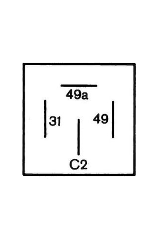 Hella 4Dw005452-00 24 V 4 Uclu Elektronic Flaşor Man-Mercedes