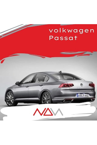 Volkswagen Passat B8 Araca Özel Dikim Koltuk Kılıfı Siyah Black