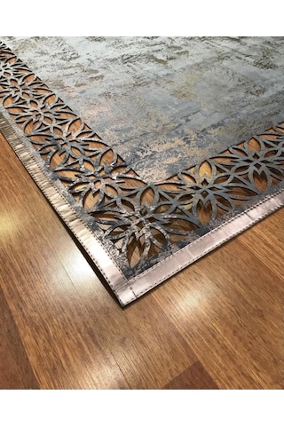 Hoom Rugs Deri Halı 03 M.bronze Dekoratif Deri Halı