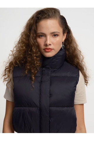 LOFT Crop Kadın Yelek Lf2033655 Q1.v1 Siyah