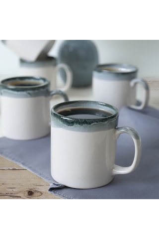 Keramika Hydra Silindir Kupa 10 Cm 6 Adet Q85