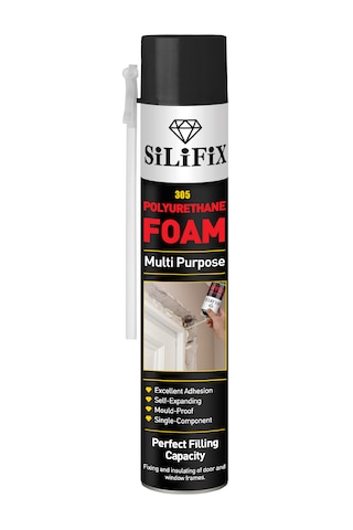 Silifix Çok Amaçlı Pu Köpük 600gr Kapı Ve Pencere Montaj Uygun