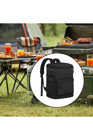 Dolıty Sırt Çantası Soğutucu Benzersiz Taşınabilir Siyah Siyah