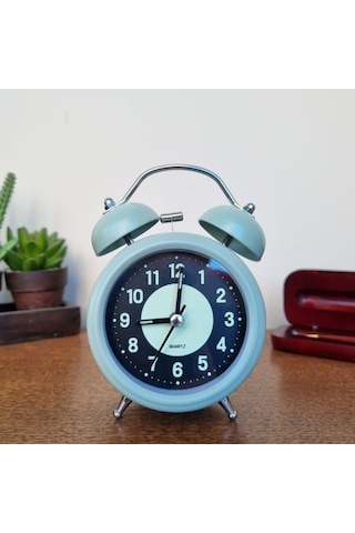 Fosforlu Ve Işıklı Çalar Saat Ev Ofis Aksesuar Nostaljik Masa Saat Diğer 32107123