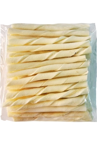 Vip Kalın Sütlü Burgu Çubuk Ödül Kemiği 12cm 50li