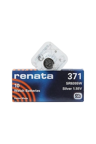 Renata 371 SR920SW 1.55V Saat Pili 10'lu
