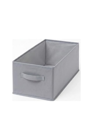 Orret Home 24x41x20 Cm Bez Kutu Pantolon Organizeri Dolap İçi Düzenleyici, Çamaşır Organizer, Gardırop İçi Pantolon Saklama Kutusu, Katlanabilir Dolap Organizer Sepeti