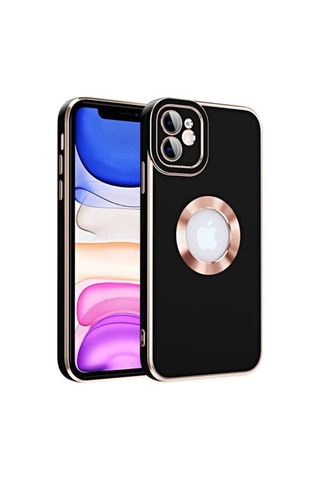 Apple Uyumlu iPhone 11 Kılıf Zore Kongo Kapak Siyah