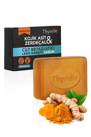 Thyrelle Kojik Asit & Zerdeçal Leke Karşıtı Beyazlatıcı Sabun 100 G