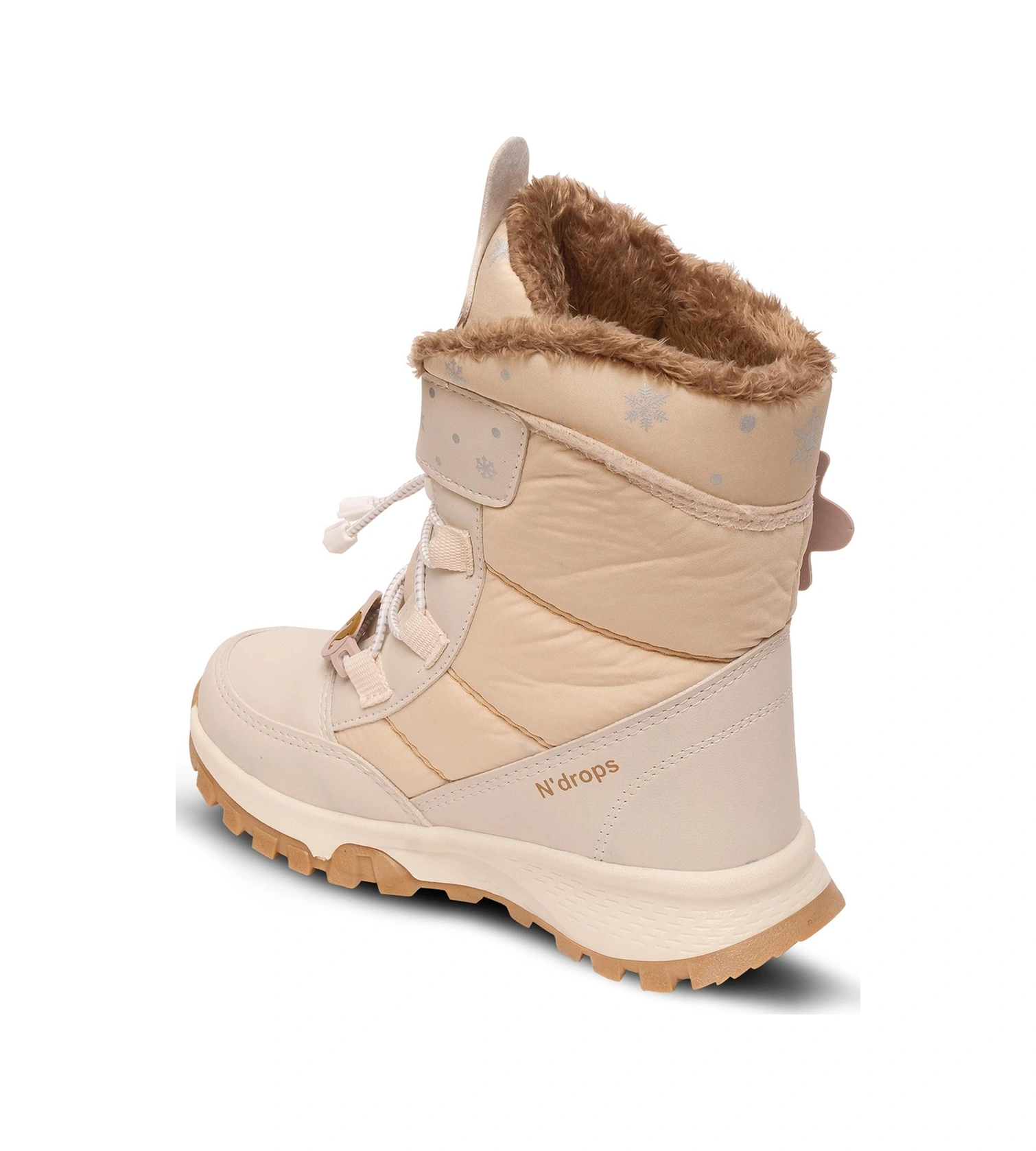 Kaptan Junior Kız Çocuk Kürklü Kar Cırtlı Bot Pndrk 650 Krem