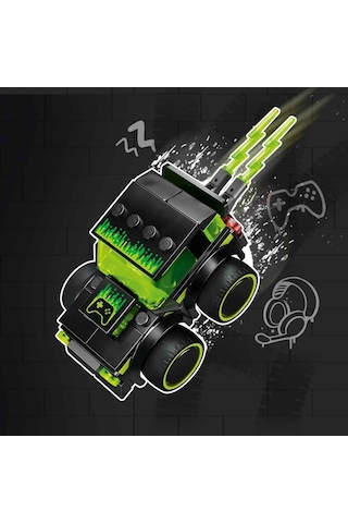 Lego City Araçlar Video Oyunu Yarış Arabası - Model Araba Seti - Sürücü Minifigürlü Yarış Oyuncağı - 60484