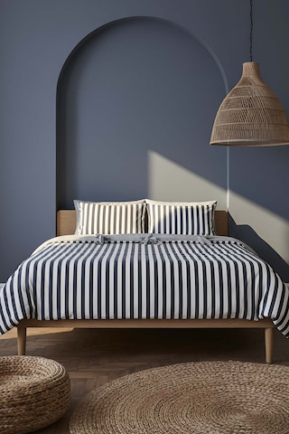 My Sleep Harbor Çift Kişilik %100 Pamuklu Nevresim Takımı 4 Parça Çok Renkli
