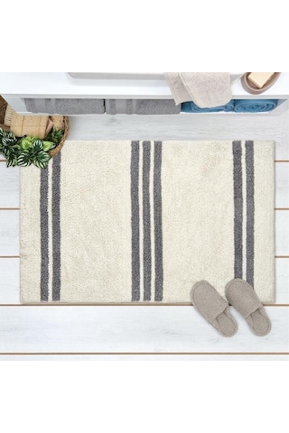 Evidea Soft Lucia Banyo Paspası - Beyaz - 60x100 Cm Beyaz