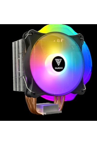 Gamdıas Boreas E1-410 Lite Argb 120mm Cpu Kule Tipi Hava Soğutma Doğrudan Temas Teknolojisine Sahip 4 Adet Gelişmiş Renkli