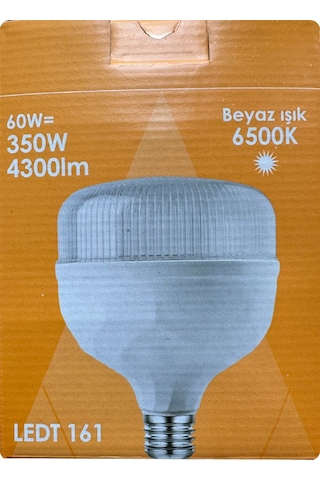 8 Adet Osaka 60w 350w Beyaz Işık E27 Duylu Kalın Duy Led Torch Ampul