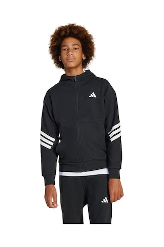 Adidas Çocuk Siyah Ceket J Fı 3s Fz Hd Jj4801 Siyah