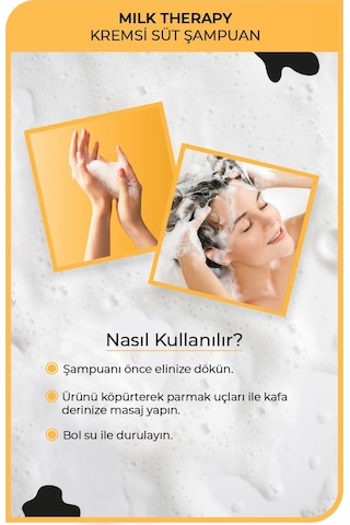 Milk Therapy Şampuan 1000 Ml 3 Adet