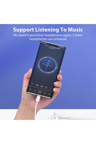 Apple Uyumlu iPad Air 11-inch Tak Çalıştır Type-c To Aux 3.5mm Kulaklık Jak Dönüştürücü Yüksek Kaliteli