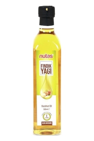 Nutas Fındık Yağı Cam Şişe 500 ML Nutas Fındık Yağı Cam Şişe 500 ML
