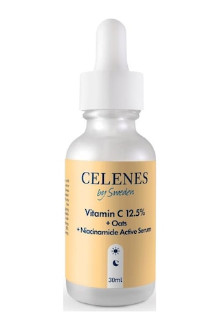 Celenes Vitamin C %12.5 + Oats + Niacinamide Active Yüz Serumu 30 ML