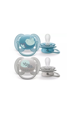 Philips Avent Ultra Soft Yumuşak 2li Emzik 6-18 Ay - Scf091/15 Çok Renkli
