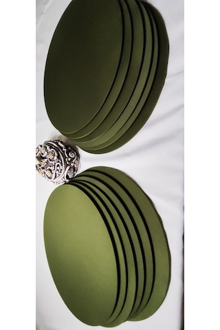 12 Adet Yesil Renk Supla Takımı Yeşil