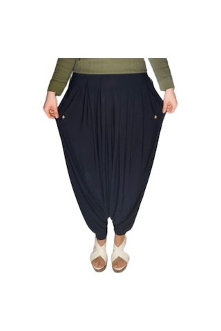 Özözkanlar Kadıın Lacivert Cepli Sandy Hoby Şalvar Lacivert