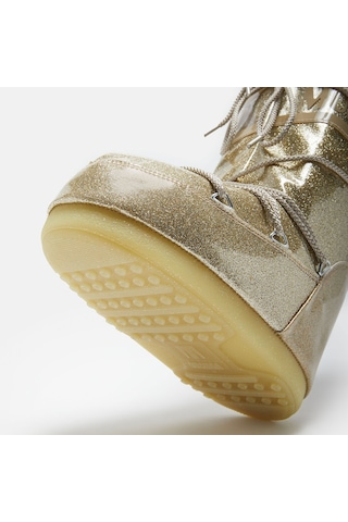 Bot Kar Kadın / Kız 80d1402850-b002 Moon Boot Icon Glitter Gold 27-34 Altın