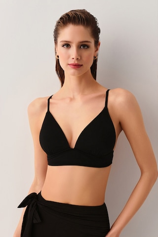 Suwen Dolgulu Bralet Bikini Üst Sbn25645012 Siyah