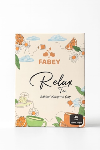 Relax Tea Bitkisel Karışımlı Çay 40 Adet Süzen Poşet