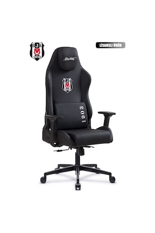 Fanchair X Beşiktaş Kara Kartal Lisanslı Oyuncu Koltuğu-35 Siyah