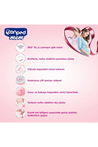 Canped Mom Lohusa - Külot Bez L- Large / Xl - Extralarge - Adet10