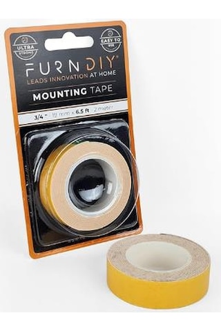 Furndiy Çift Taraflı Yapışkanlı Montaj Bandı 19 Mm X 2 Metre