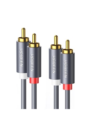 Ugreen 2rca To 2rca Ses Kablosu, 5 Metre, Antrasit Diğer