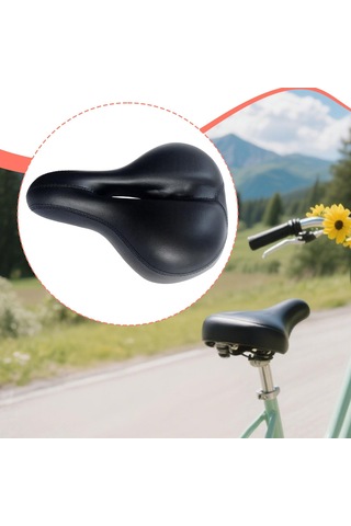 Homyl Yeni Başlayanlar Ve Tutkunlar İçin Bisiklet Sele Minderi Siyah