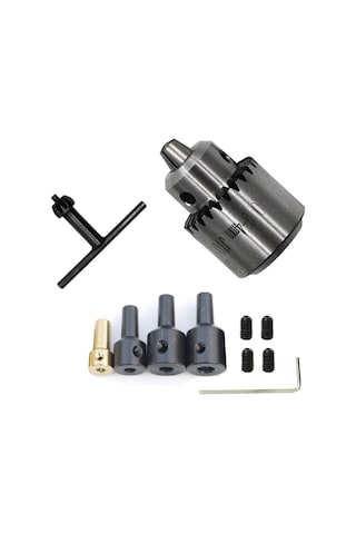 Motor için Anahtar Sıkmalı Mini Mandrel 4 MM Mandren Proje Okul