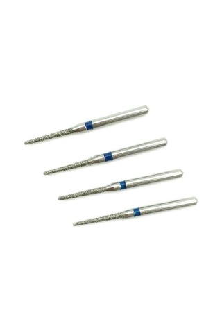 10 Adet Diş Elmas Uç Matkap Konik Düz Uçlu Tip Dia-burs Orta Fg 1.6m Yüksek Hızlı El Aleti Tf-07