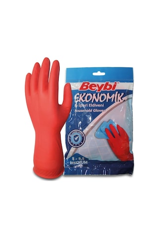 Beybi Ekonomik Temizlik Eldiveni,10 - 10.5/x-large Açık Mavi