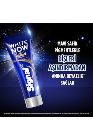 Signal White Now Gold Diş Macunu 4 x 75 ML