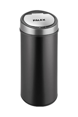 Geseus Palex Sensörlü Şarjlı Siyah Çöp Kovası 30 L Siyah