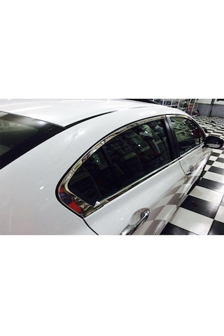 Honda Civic Fb7 2012-2015 Cam Çıtası Çerçevesi Kromu Nikelajı Kom