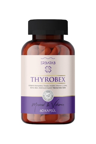 Erbatab Thyrobex Takviye Edici Gıda 60 Kapsül